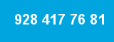 928 417 76 81 928 417 76 81